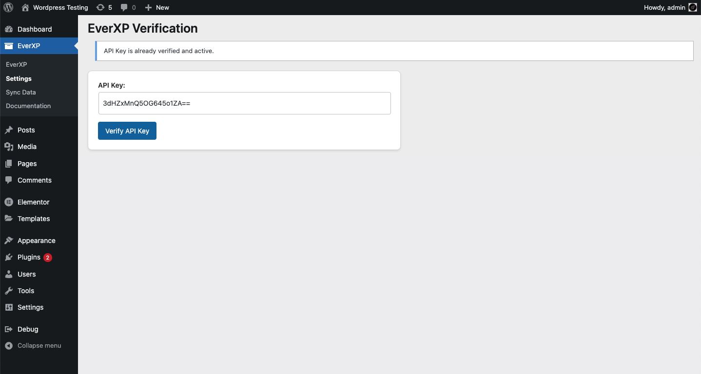 Configure API Key